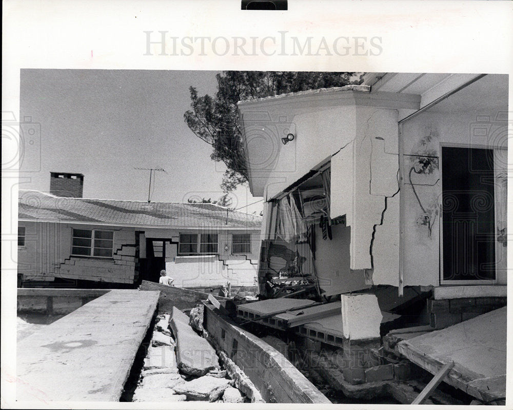 1972 Press Photo Hurricane Agnes Damage - Historic Images