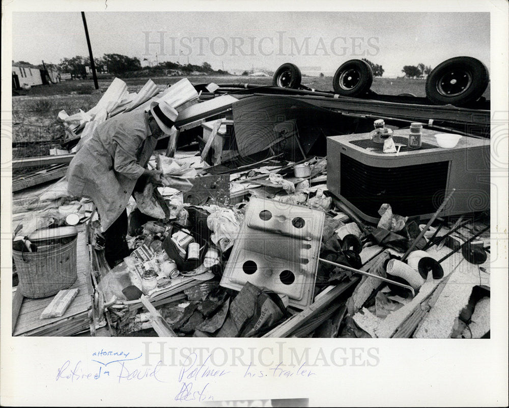 1975 Press Photo Hurricane Damage, Florida - Historic Images