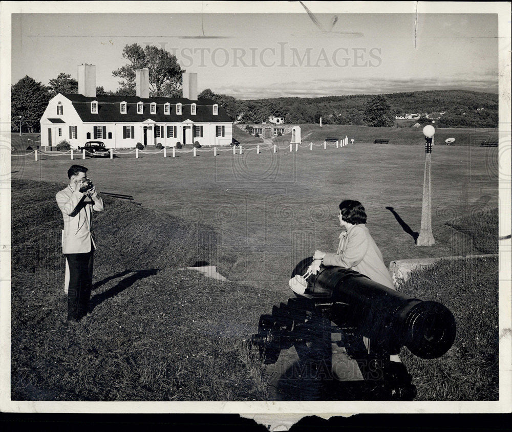 1962 Press Photo Canadian Museum, Fort Anne at Annapolis Royal - Historic Images