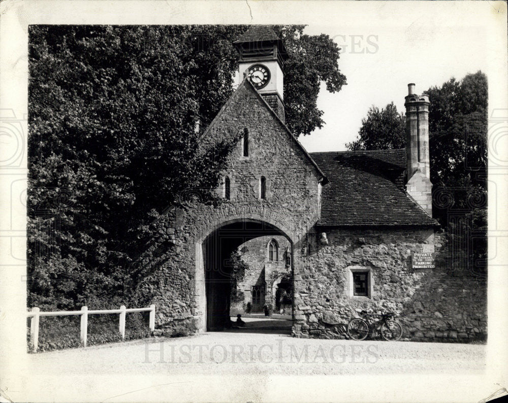 1934 Press Photo Beaulieu Abbey, England. - Historic Images