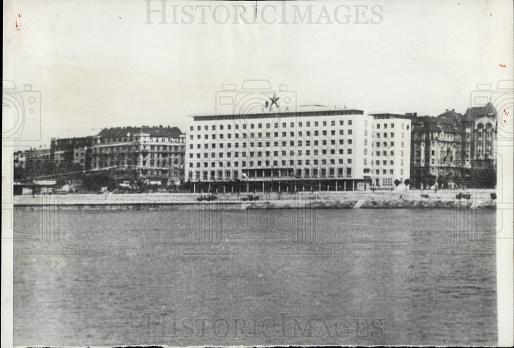 1953 Press Photo The new headquarters of Hungarian Secret Police in Budapest - Historic Images