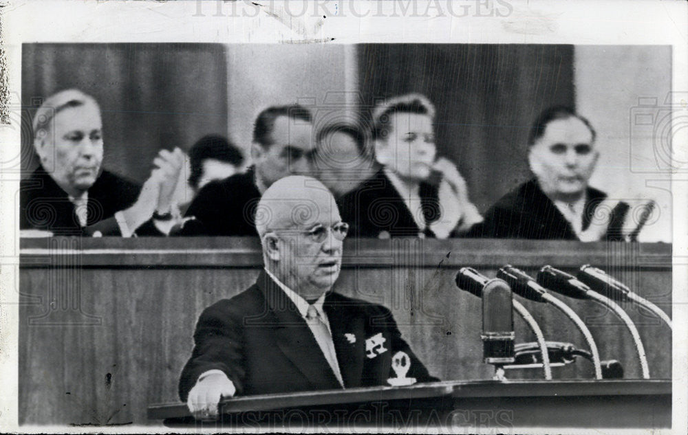 1959 Press Photo
Soviet communist party congress Nikita Khrushchev - Historic Images