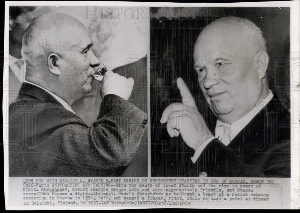 1959 Press Photo
Nikita Krushchev - Historic Images