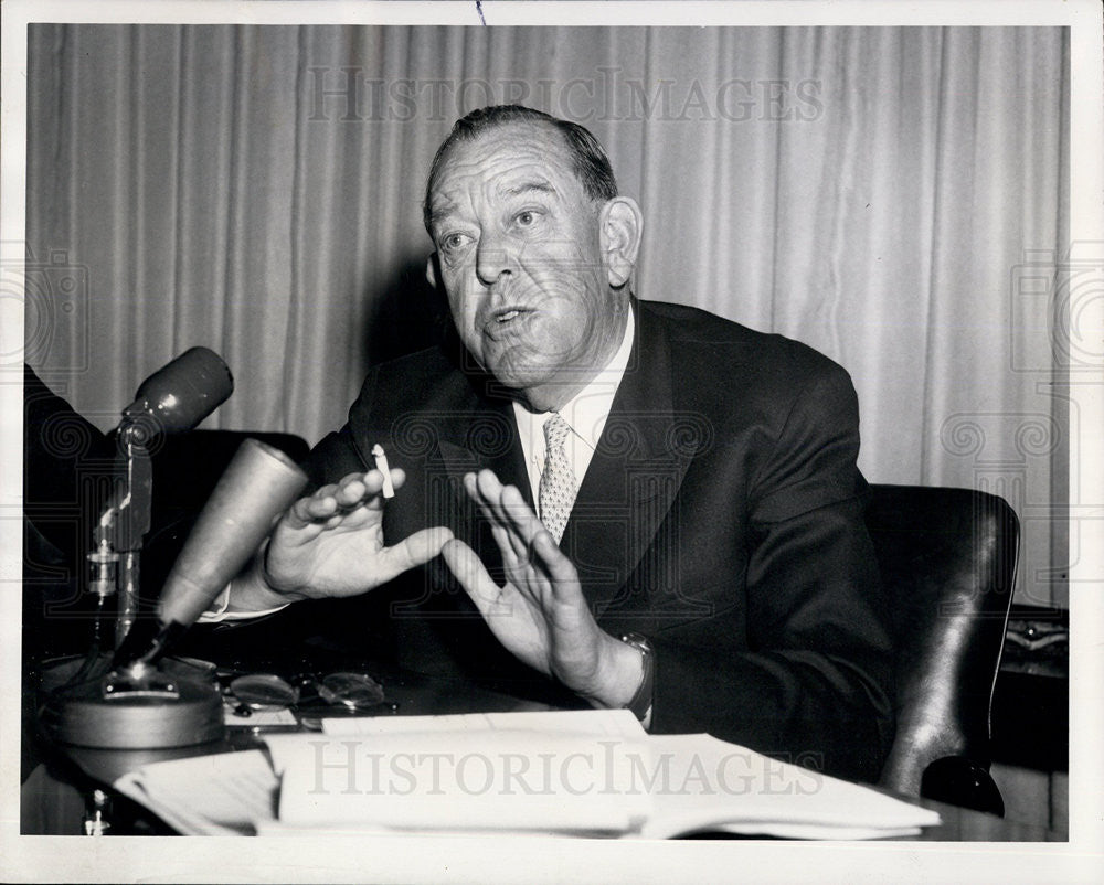 1962 Press Photo UN Secretary General Trygve Lie - Historic Images