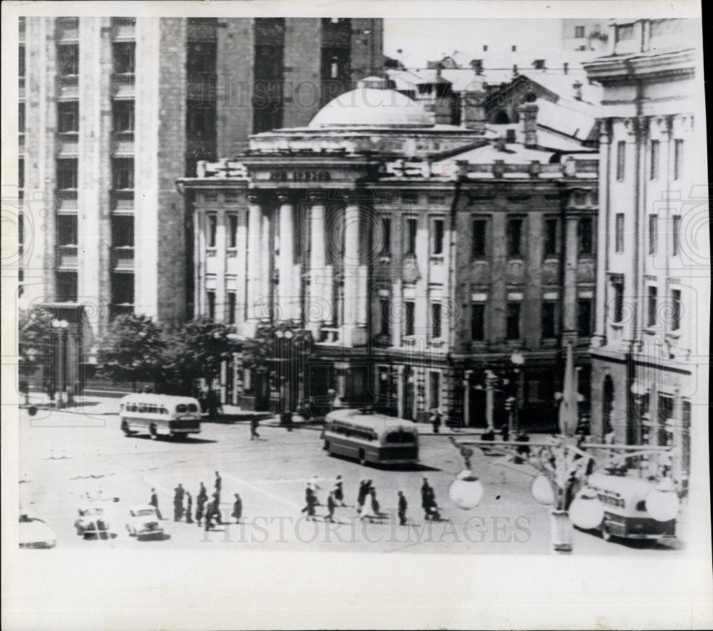 1960 Press Photo Central House of Trade Unions in Moscow - Historic Images