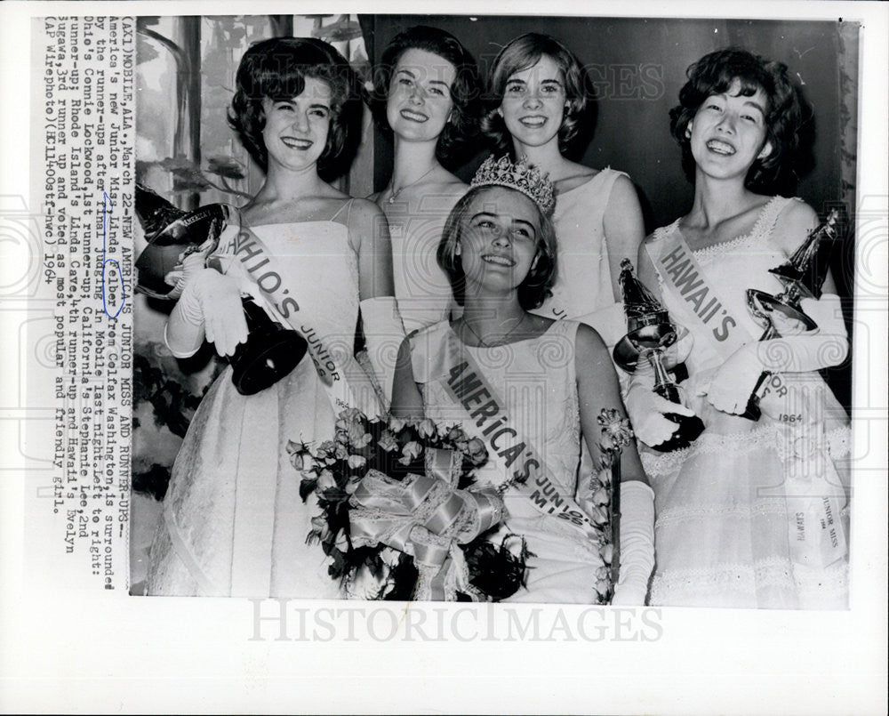1964 Press Photo
Linda Felber, Connie Lockwood, Stephanie Lee, Linda Cave - Historic Images
