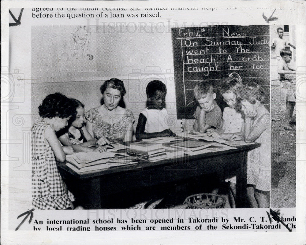 1959 Press Photo International School by Takoradi for Ghanian - Historic Images