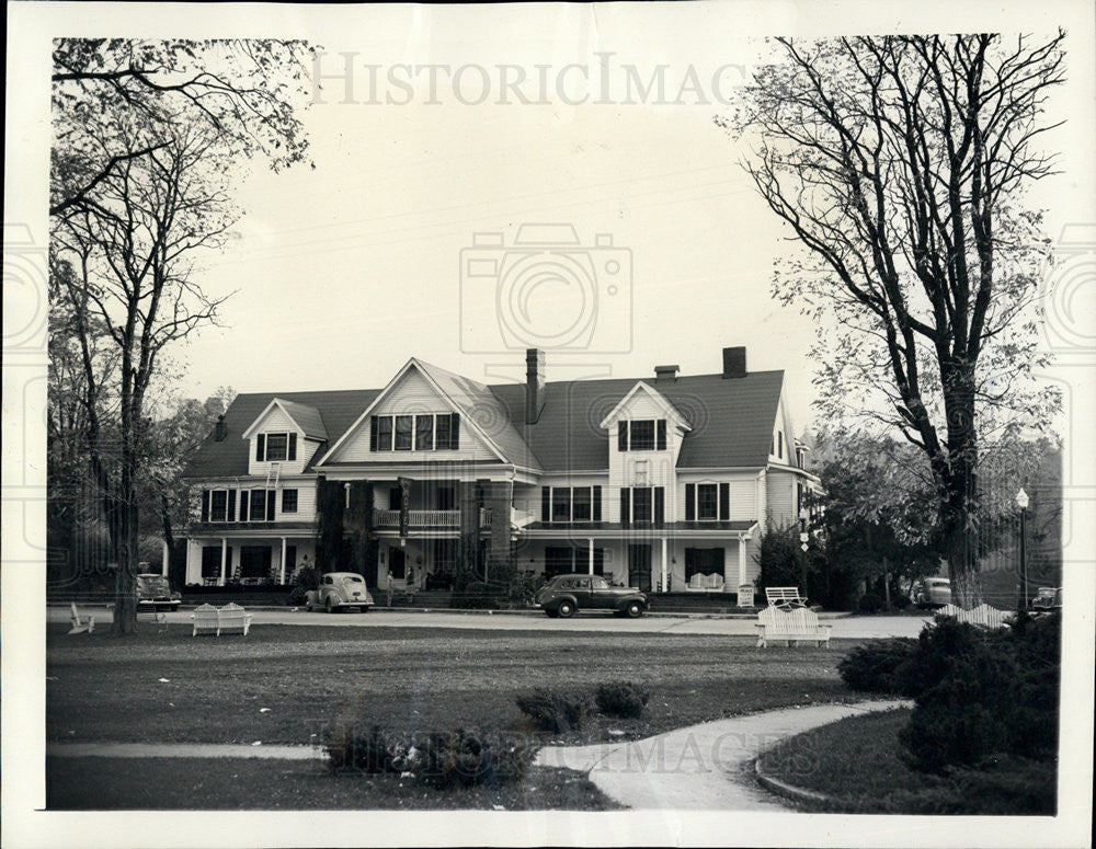 1945 Press Photo Mountain Inn/Burnsville North Carolina/Hotel - Historic Images