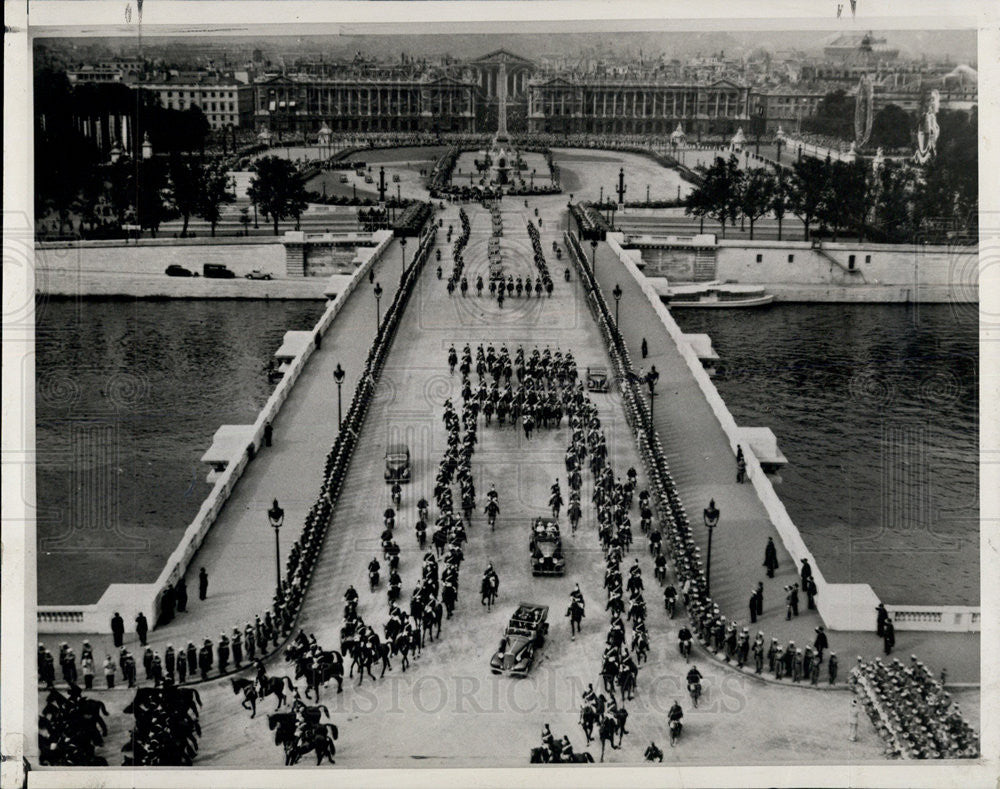 1938 Press Photo Visit of King George and Queen Elizabeth to France - Historic Images