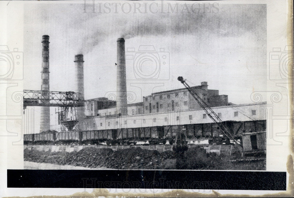 1960 Press Photo Kazakhstan Industrial Plant/Russia - Historic Images