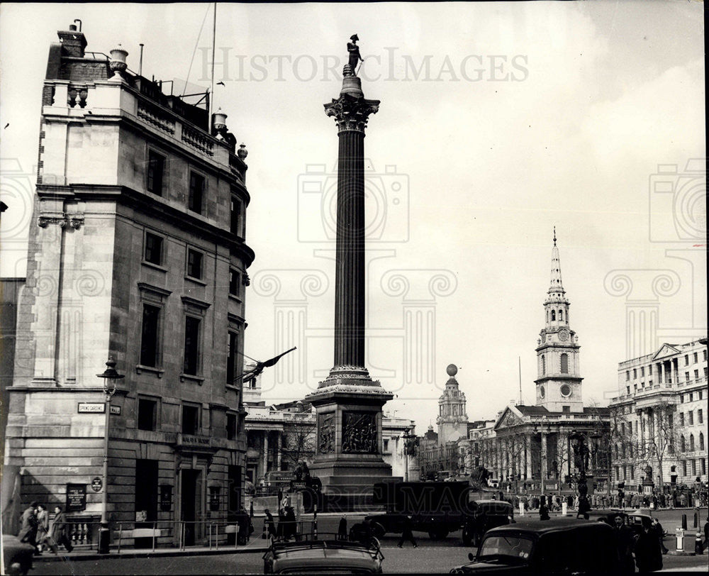 1970 Press Photo Trafalgar Square in London,England - Historic Images