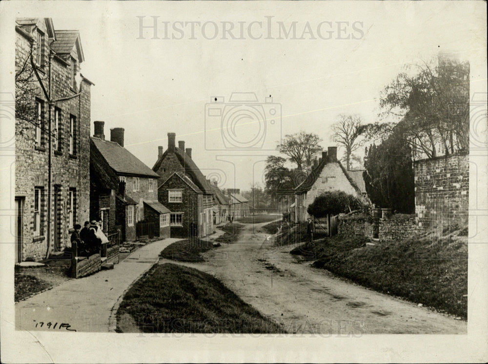 1926 Press Photo Street In The Village Of Sulgrave, Home Of Washington Ancestors - Historic Images