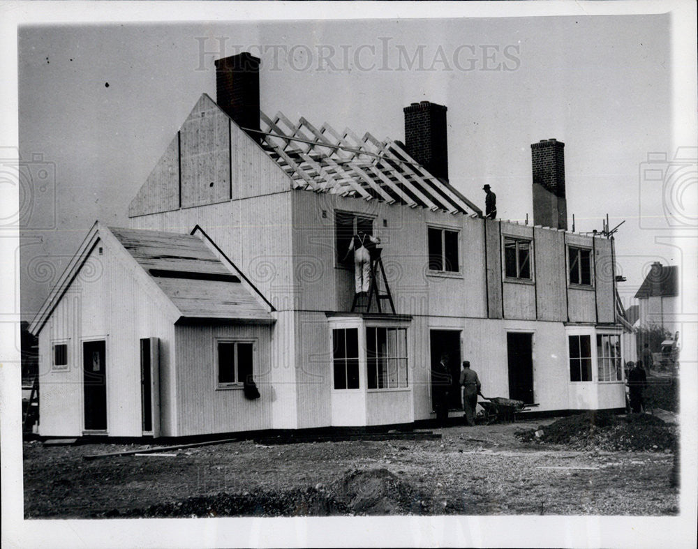 1946 Press Photo England housing - Historic Images