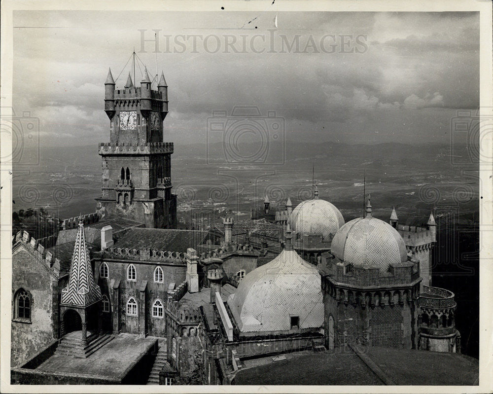 1963 Press Photo Portugal Pene Palace - Historic Images