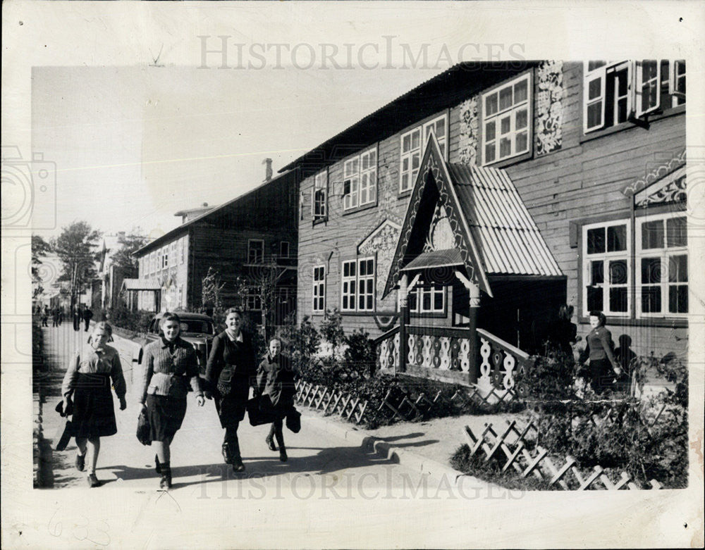 1946 Press Photo New Soviet Union Housing - Historic Images