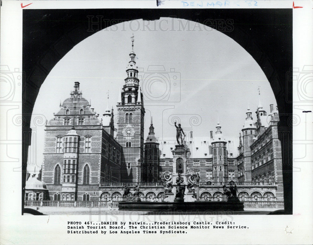 1982 Press Photo Frederikborg Castle in Copenhagan - Historic Images