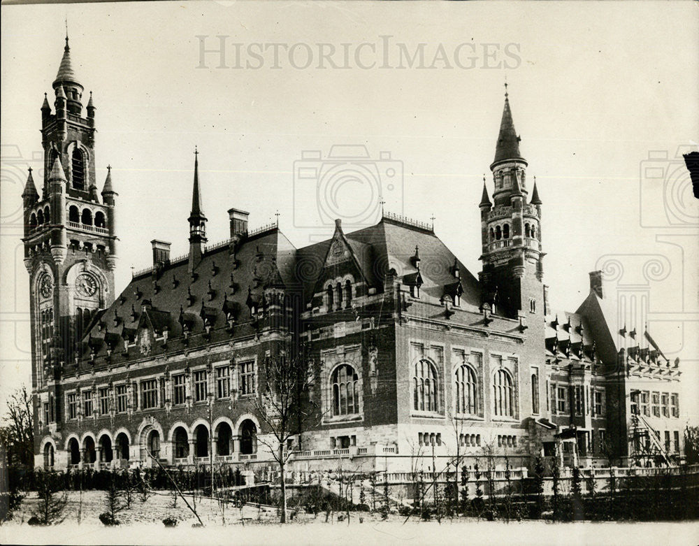 1915 Press Photo The Hague Peace Palace - Historic Images