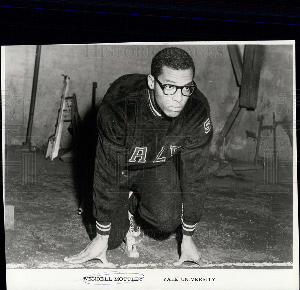 Press Photo Wendell Mottley of Yale University - Historic Images