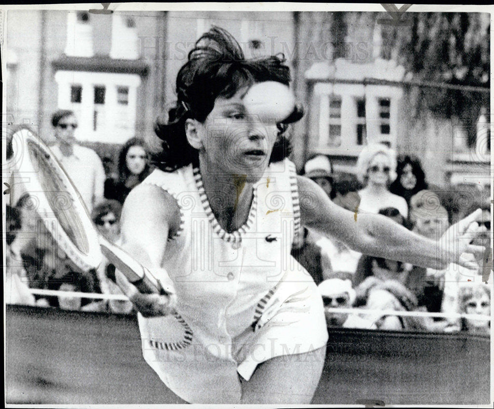 1973 Press Photo Olga Morozova makes Return in Queen&#39;s Club Tennis - Historic Images