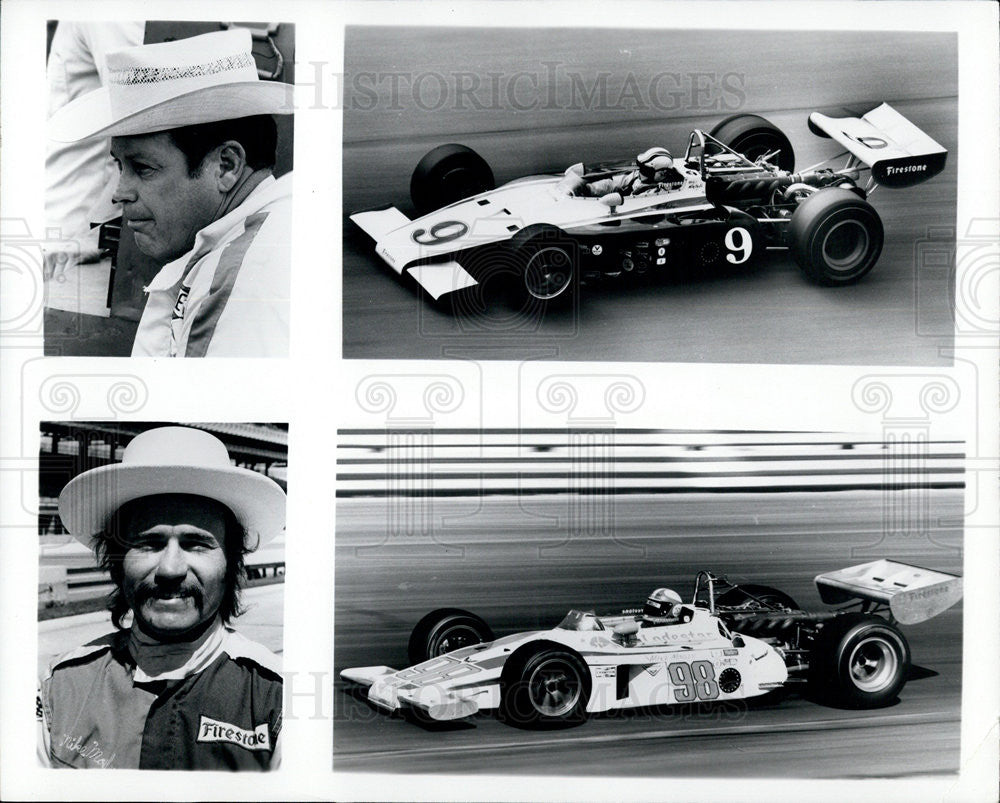 1974 Press Photo Lloyd Ruby Unlimited Racing, Mike Mosley Lodestar Special - Historic Images