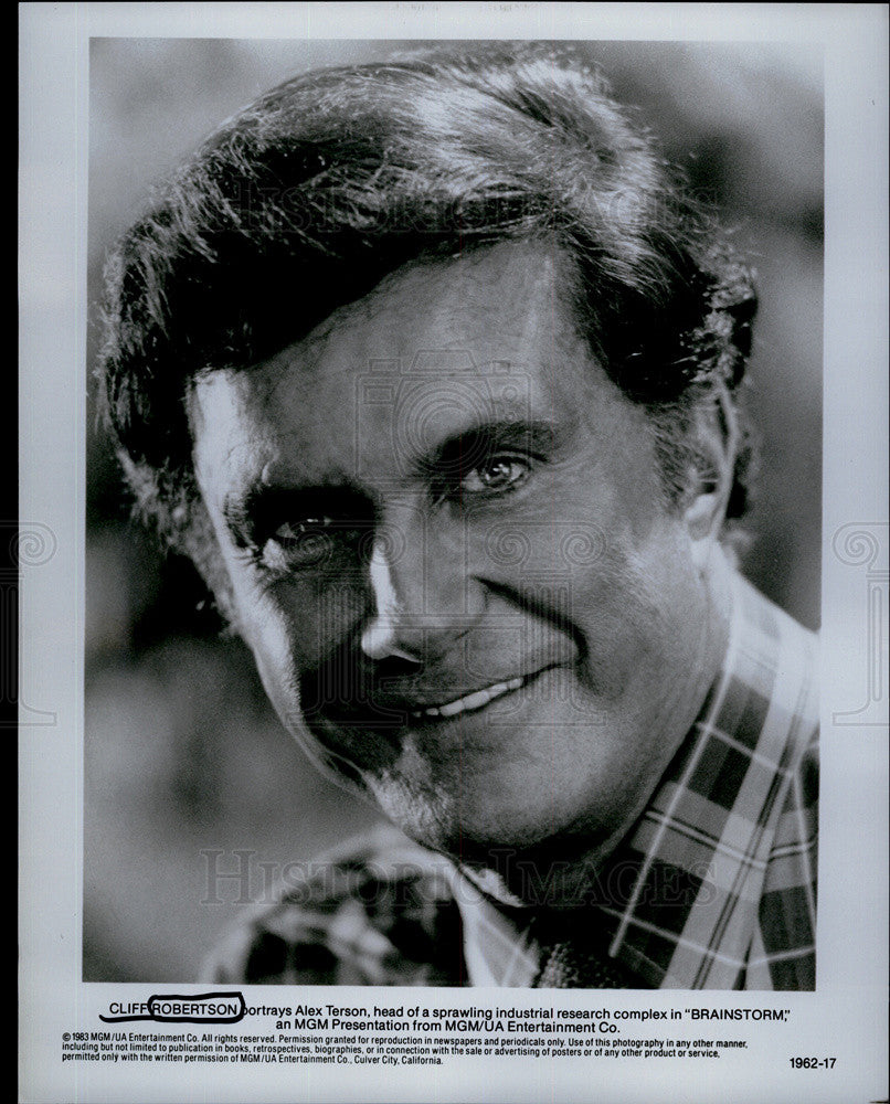 1983 Press Photo Cliff Robertson in Brainstorm - Historic Images