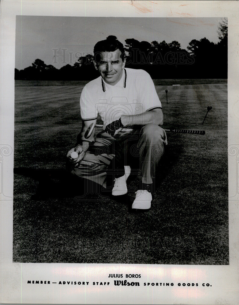 1962 Press Photo Julius Boros Advisory Staff of Wilson Sporting Goods Co - Historic Images