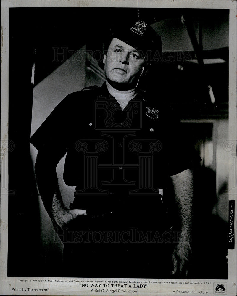 1968 Press Photo Actor Rod Steiger - Historic Images