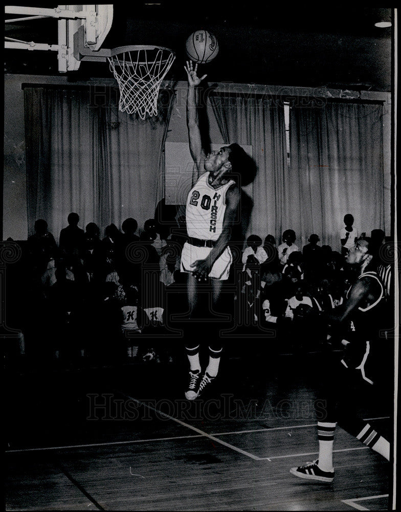 1972 Press Photo Hirsch vs. Parker in Public League - Historic Images