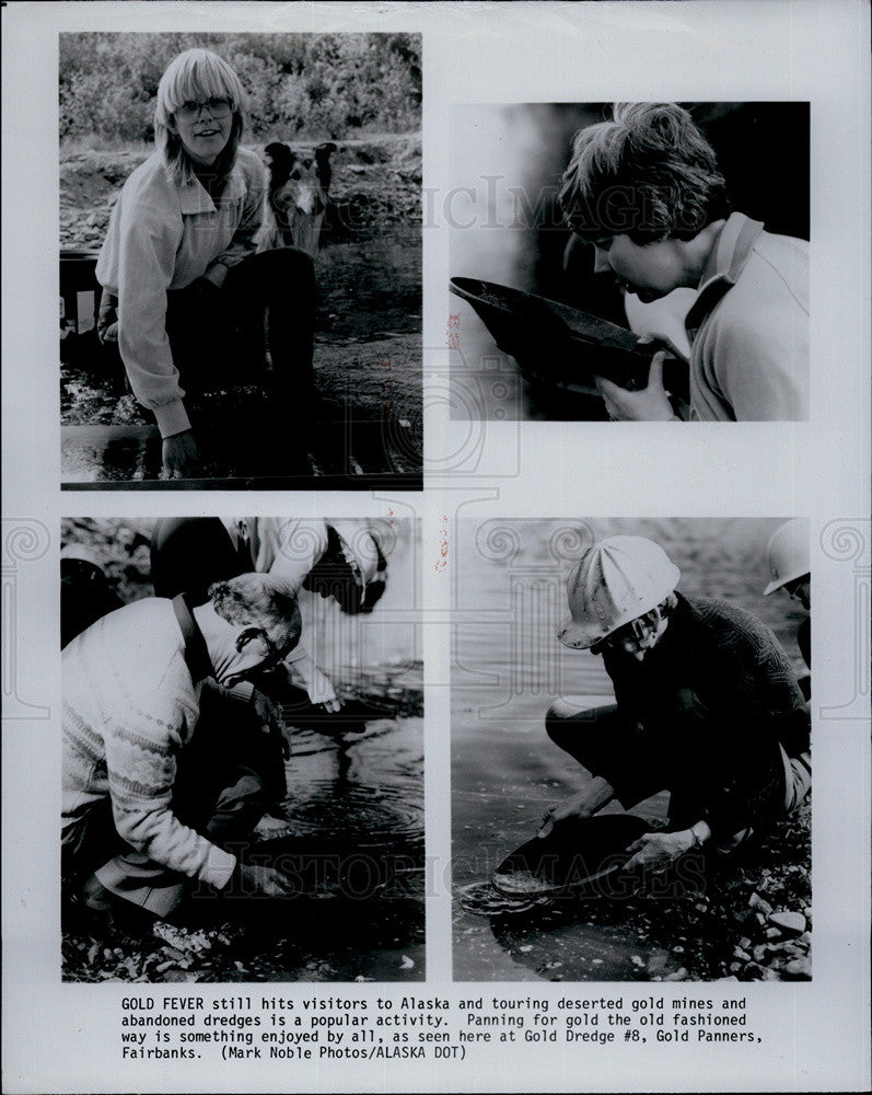 Press Photo Gold fever Alaska - Historic Images