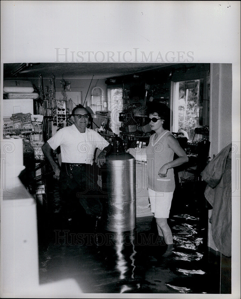 1972 Press Photo Aftermath Hurricane Agnes - Historic Images