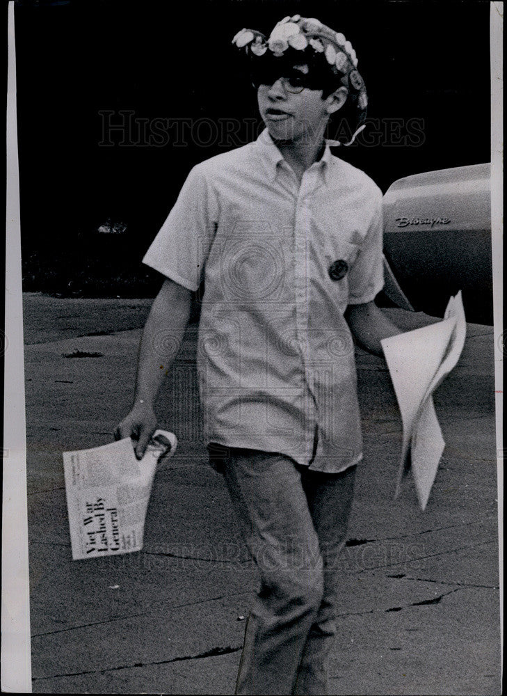 1967 Press Photo Vietnam demonstration Hyde Park - Historic Images