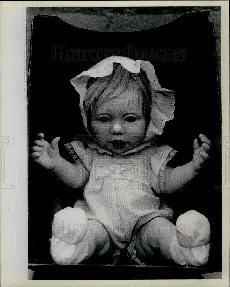 1985 Press Photo Real Baby/Doll/Hasbro/Toys - Historic Images