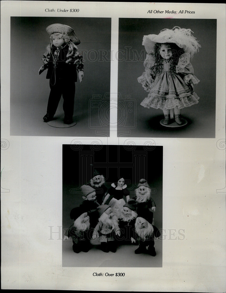 1988 Press Photo Tiffany/Doll/Pat Thompson Originals/Viasta Dolls - Historic Images