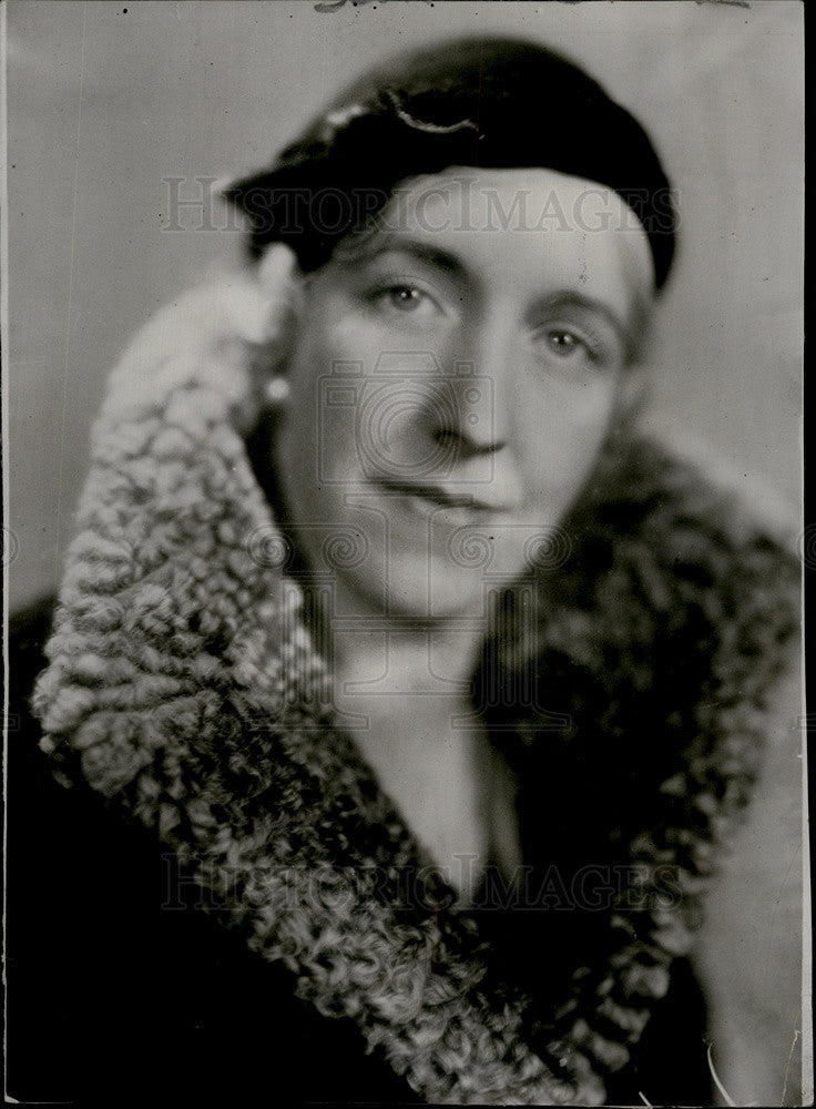 1933 Press Photo Detroit Socialite Mrs. Frank W. Coolidge - Historic Images