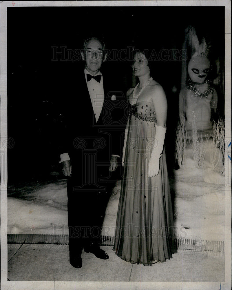 1965 Press Photo Mr. &amp; Mrs. Alfons Landa Palm Beach Red Cross Ball Committee - Historic Images