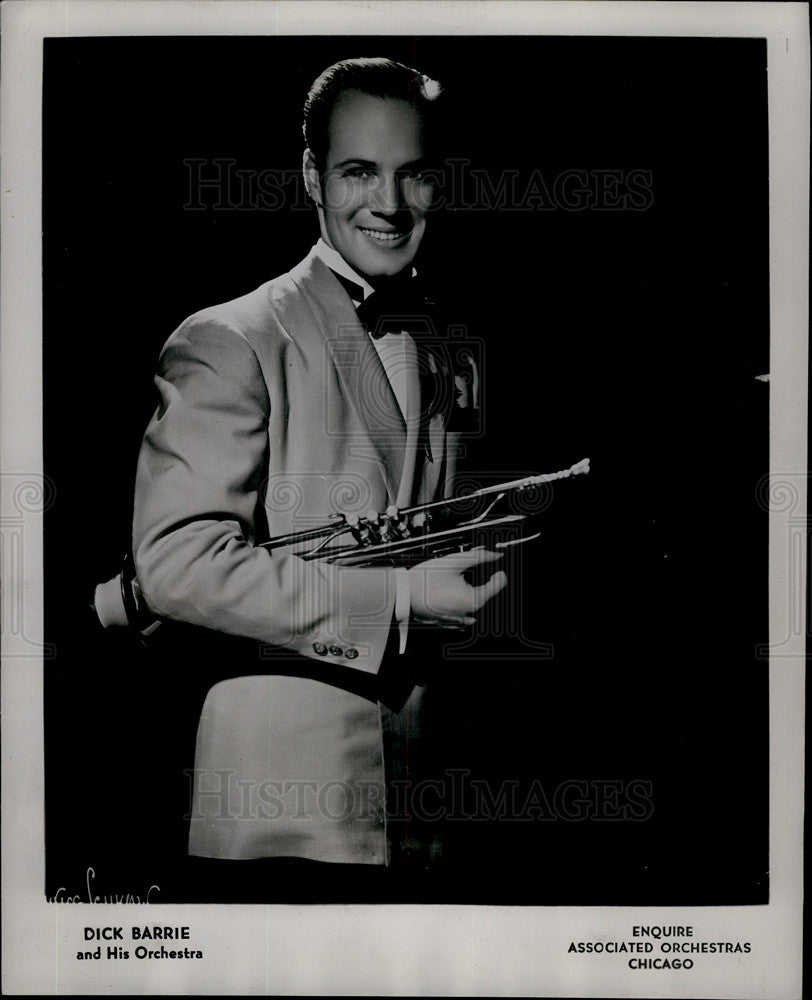 1947 Press Photo Maestro Dick Barrie &amp; his &quot;Music of the Stars Orchestra&quot; - Historic Images