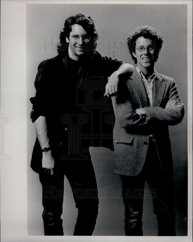 1985 Press Photo of movie directors Joel and Ethan Coen - Historic Images