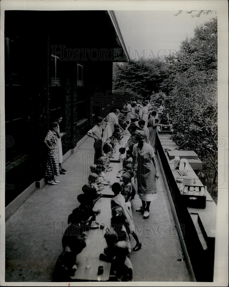 1935 Press Photo The Daily News Fresh-Air Fund Sanitarium - Historic Images