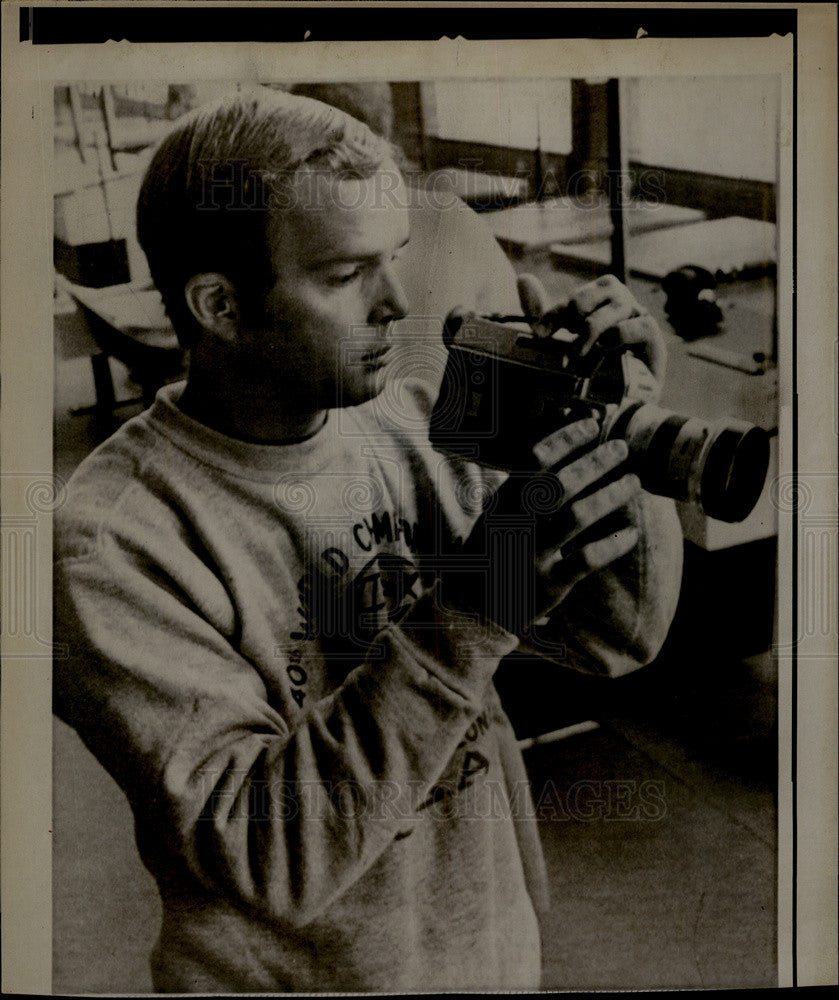 1972 Press Photo John Writer Small Bore Rifle Competition Olympic Games Athlete - Historic Images