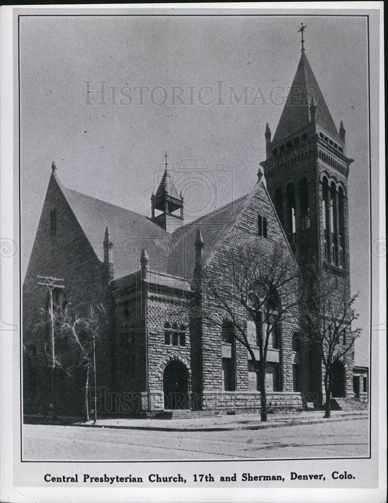 Press Photo Central Presbyterian Church - Historic Images