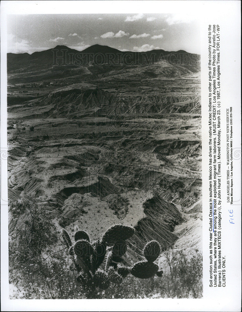 Press Photo Ciudad Oaxaca, Southern Mexico - Historic Images