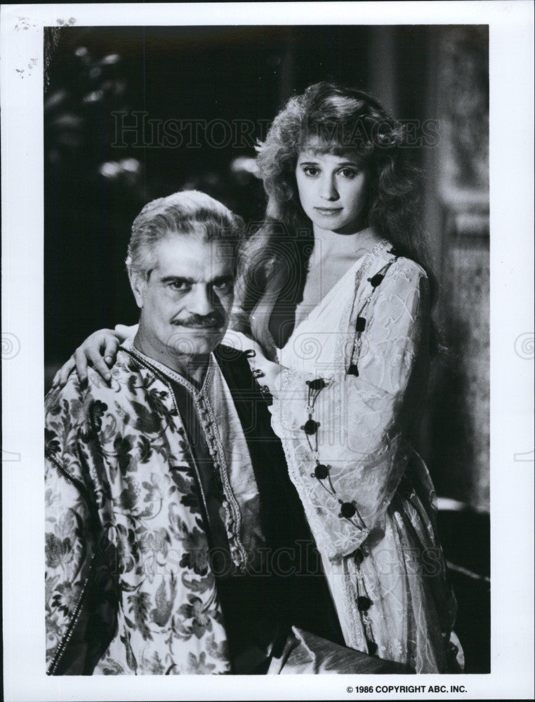 1986 Press Photo Actor Omar Sharif - Historic Images