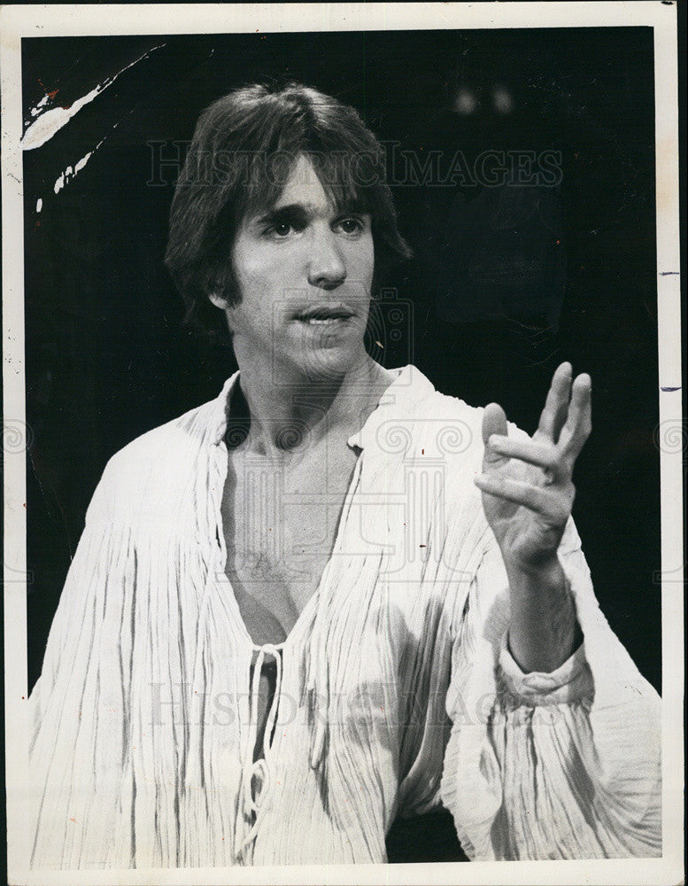 1977 Press Photo Actor Henry Winkler - Historic Images