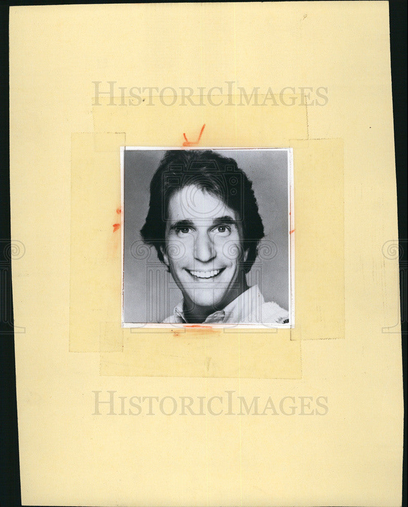 1986 Press Photo Actor Henry Winkler - Historic Images