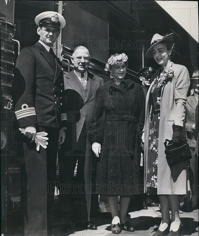 1939 Press Photo Crown Prince Frederik and Princess Ingrid of Denmark - Historic Images