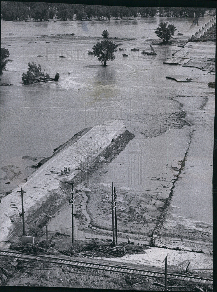 1965 Press Photo South Platte River, Rainbow Bridge - Historic Images