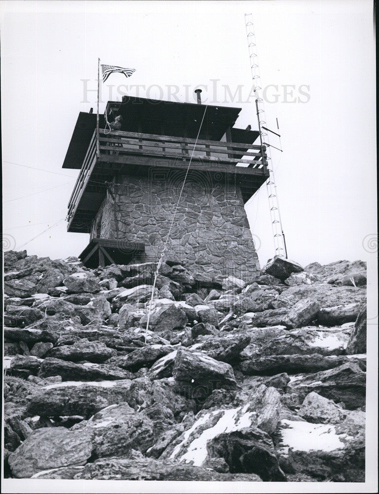 1962 Press Photo Margaret Swanland the Fire Watcher - Historic Images