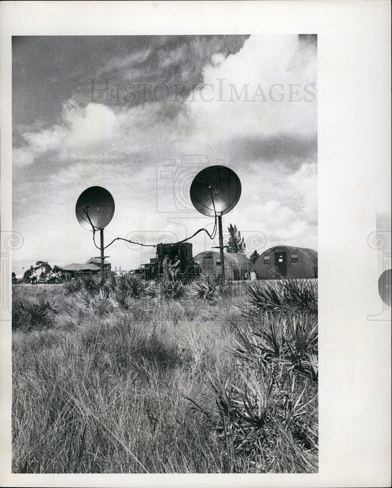 1972 Press Photo Site for dozen airmen at MacDill Air Force Base, Tampa - Historic Images