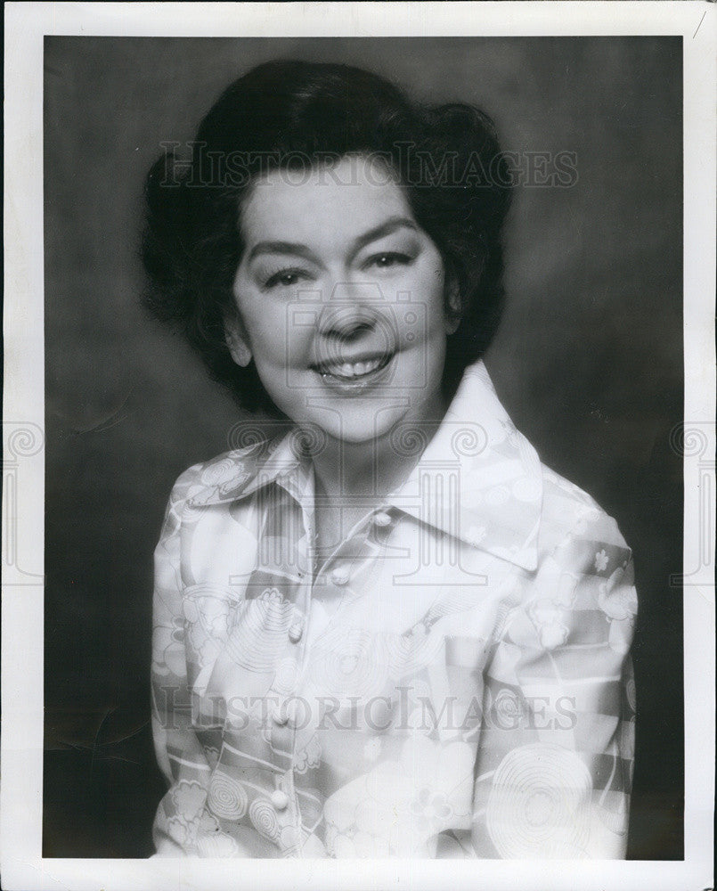 1973 Press Photo Actress Rosalind Russell - Historic Images