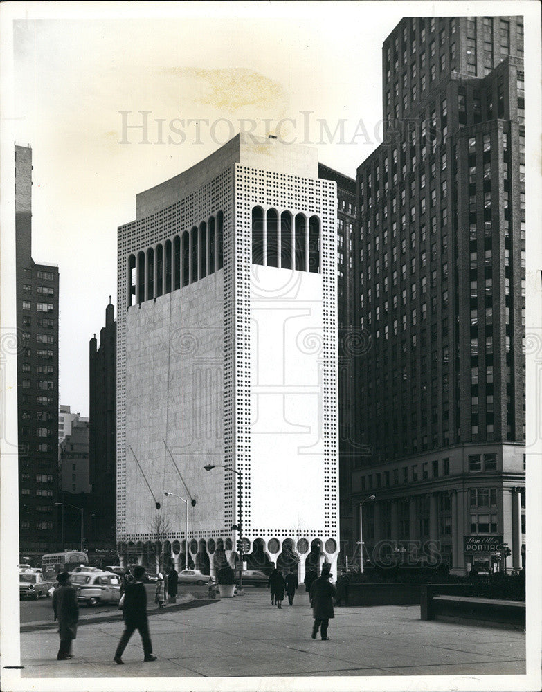 1966 Press Photo New York Cultural Center - Historic Images